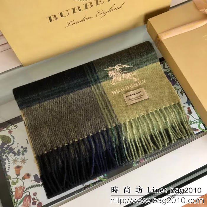 BURBERRY巴寶莉 2018年最新款羊絨圍巾 男女同款 LLWJ6837